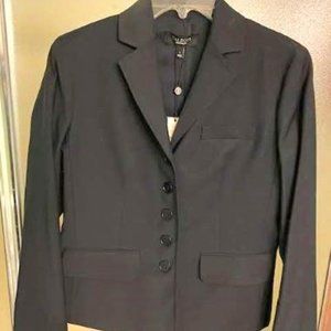 NWT Talbots Black Wool Blazer - Grace Fit